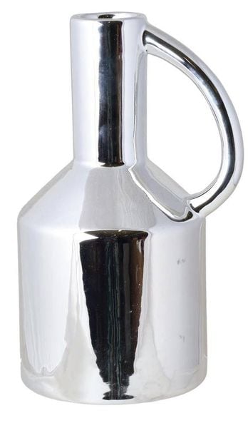 Wazon ceramiczny srebrny zdjęcie 1