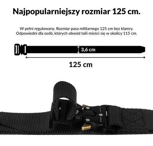 pasek parciany bl159-9253 black na Arena.pl