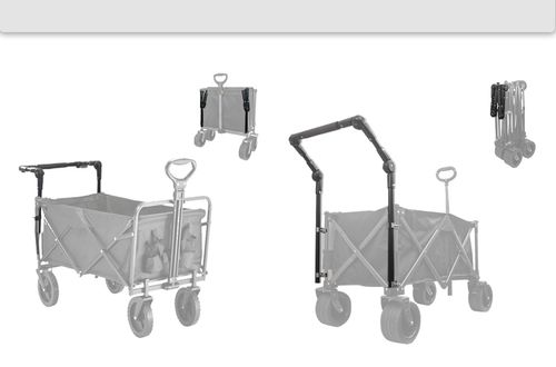 Uchwyt do wózka uniwersalny składany stalowe łączniki do wózków ogrodowych na Arena.pl