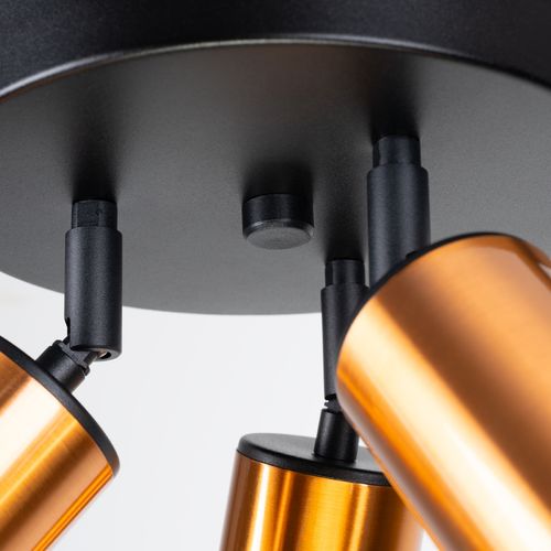 Plafon WINX 3P czarny/miedź na Arena.pl