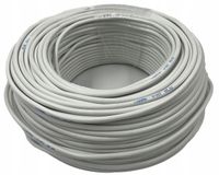 Przewód elektryczny linka OMY 3x1 100 m biały