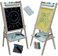 TABLICA OBROTOWA KREDOWA Z ROLKĄ PAPIERU