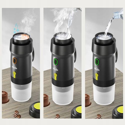 PRZENOŚNY EKSPRES DO KAWY 125W 3W1 Turystyczny Bezprzewodowy na Arena.pl