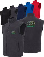 Kamizelki Polarowe TWÓJ HAFT LOGO GRAFIKA NAPIS firmowe reklamowe 20 sztuk