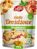 Celiko CIASTO DROŻDŻOWE BEZGLUTENOWE bez glutenu MIESZANKA NA CIASTO 200g