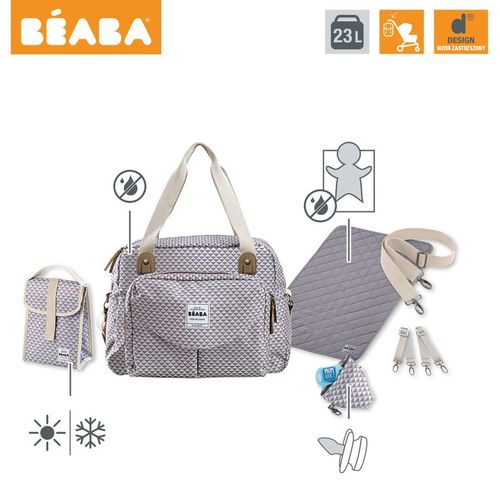 Beaba Torba dla mamy Geneva SMART COLORS grey na Arena.pl