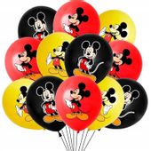 Balony lateksowe Myszka Miki Mickey, 30 cm 12 szt.