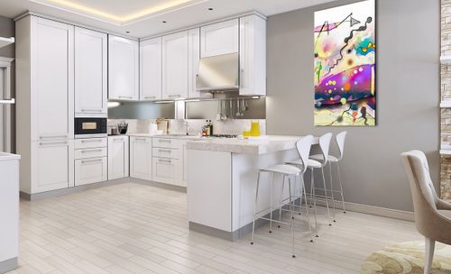 Obraz Na Płótnie - Ryby Pastele  - 65X120 Cm - Pa65X120-4096 na Arena.pl