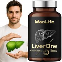 LiverOne WĄTROBA Ostropest Karczoch Mniszek Kurkumina Cholina Sylimaryna