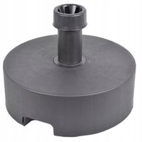 OKRĄGŁA STABLINA WYTRZYMAŁA PODSTAWA PARASOLA OGRODOWEGO GRAFITOWA PARASOL