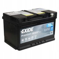 AKUMULATOR SAMOCHODOWY EXIDE PREMIUM 72AH 720A 72 AH EA722