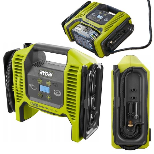 RYOBI KOMPRESOR POMPKA AKUMULATOROWA PROGRAMOWALNY INTERFEJS R18MI-0 18V zdjęcie 5