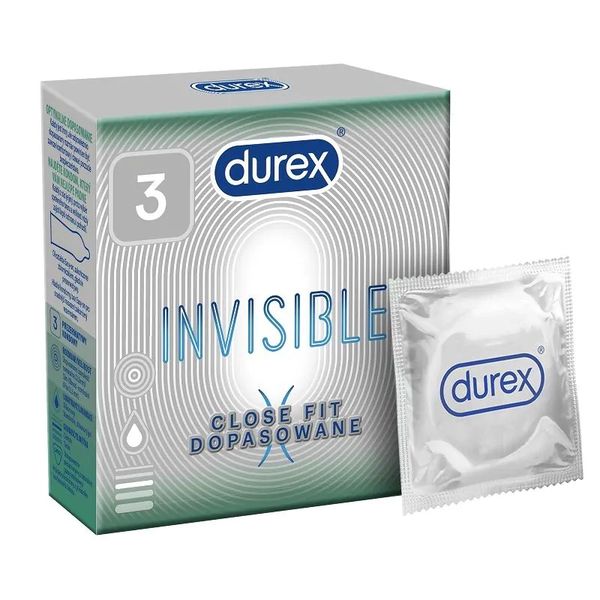Durex Invisible Close Fit 3 Szt. zdjęcie 1