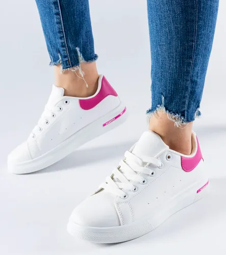 Biało-różowe sneakersy Leland 41 na Arena.pl