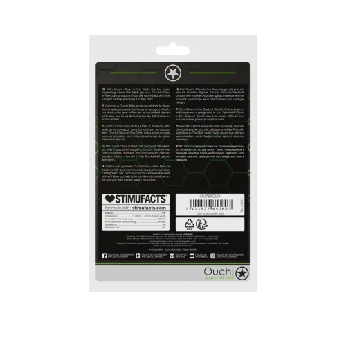 ouch! glow in the dark pierścień intymny świecący zielony na Arena.pl