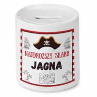 Skarbonka 330 Ml Dla Jagny Córki Dziecka Prezent Z Nadrukiem Ze Zdjęciem