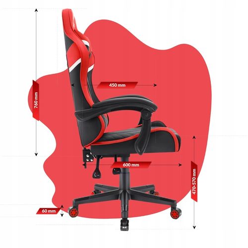 FOTEL GAMINGOWY DLA GRACZA BIUROWY HELL'S na Arena.pl