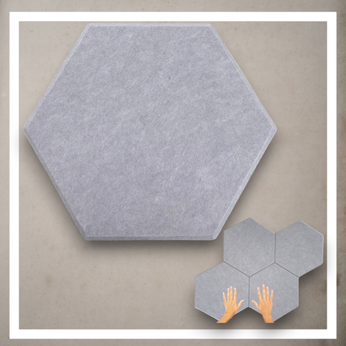 Panele Ścienne Filcowe 3D Heksagon Zagłówek Samoprzylepne Akustyczne Soft na Arena.pl