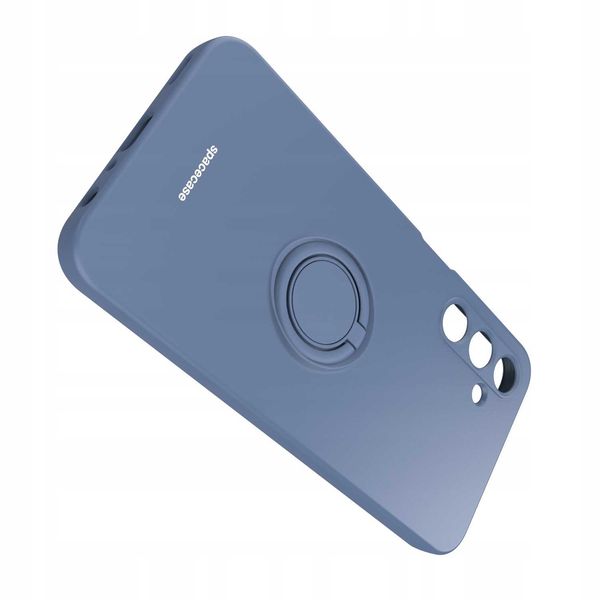 Spacecase Silicone Ring Galaxy A25 5G Blue zdjęcie 6