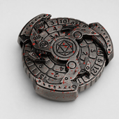 D20 | 6 cm | Metal | Kość Kołowa | Cyberpunk 2077
