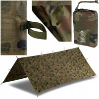 Płachta Biwakowa Tarp HELIKON SUPERTARP Small PL Woodland 2x2,5m