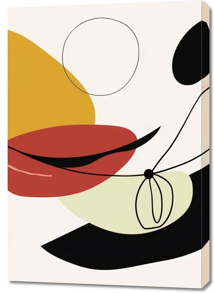 Obraz 70x100cm Geometryczna Krzywizna zdjęcie 1