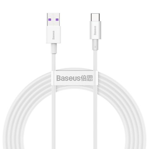 kabel usb do usb-c baseus superior series, 66w, 2m (biały) na Arena.pl