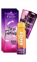 Soleo I'm So Famous 3x15ml Bronzer Do Opalania + Gratisy