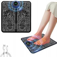 ELEKTROSTYMULATOR MIĘŚNI EMS ELEKTRYCZNY MASAŻER do STÓP DŁONI MATA TRYBY