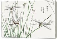 Obraz 100x70cm Ważki Morimoto Toko Japoński Vintage do Salonu