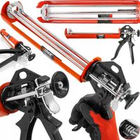 WZMACNIANY WYCISKACZ PISTOLET MAS SILIKONU AKRYLU KLEJU SMARU