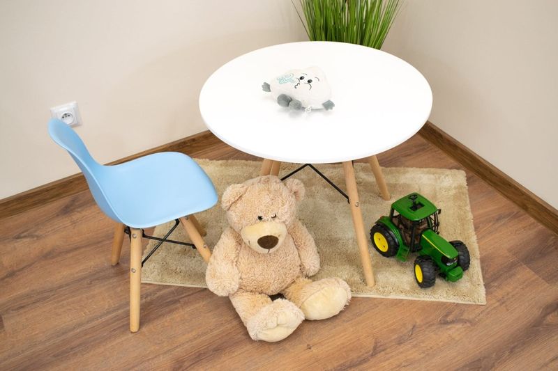 Krzesło ZUBI - niebieskie x 1 zdjęcie 7