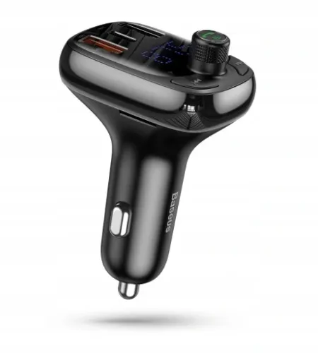 BASEUS TRANSMITER ADAPTER ŁADOWARKA BLUETOOTH FM MICRO SD DO AUTA na Arena.pl