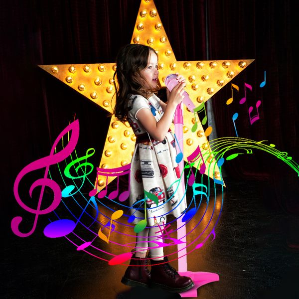 Gitara Elektryczna Rockowa + Mikrofon na Statywie zdjęcie 5