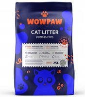 Żwirek dla kota BENTONITOWY Zbrylający BEZZAPACHOWY 25L BEZPYŁOWY
