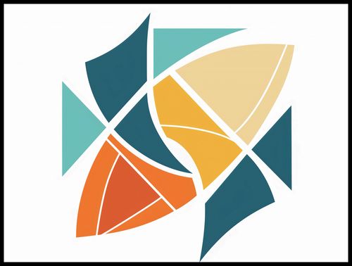 Plakat 100x75cm Geometria Wiatru na Arena.pl