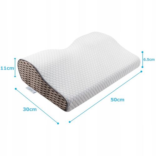 PODUSZKA ORTOPEDYCZNA DO SPANIA NA BOKU I BRZUCHU PROFILOWANA PIANKA MEMORY na Arena.pl