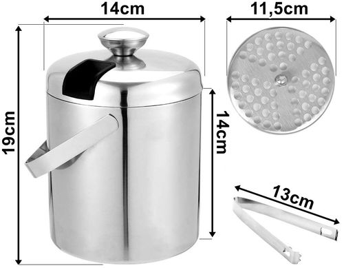 Wiaderko do lodu ze szczypcami Facundo na Arena.pl