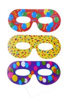 Maski karnawałowe kolorowe 3 szt.