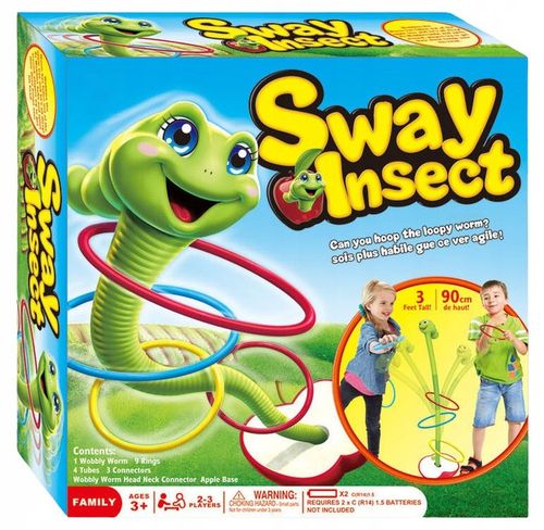 GRA ZRĘCZNOŚCIOWA TAŃCZĄCY ROBAK GIBIĄCY ROBACZEK DLA DZIECI OBRĘCZE na Arena.pl