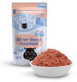 Zdrowa karma dla kota bez zbóż, cukru i GMO - Lucky Lou DRÓB i BAŻANT 125g