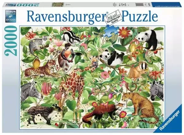 Puzzle 2000 elementów. Dżungla zdjęcie 1