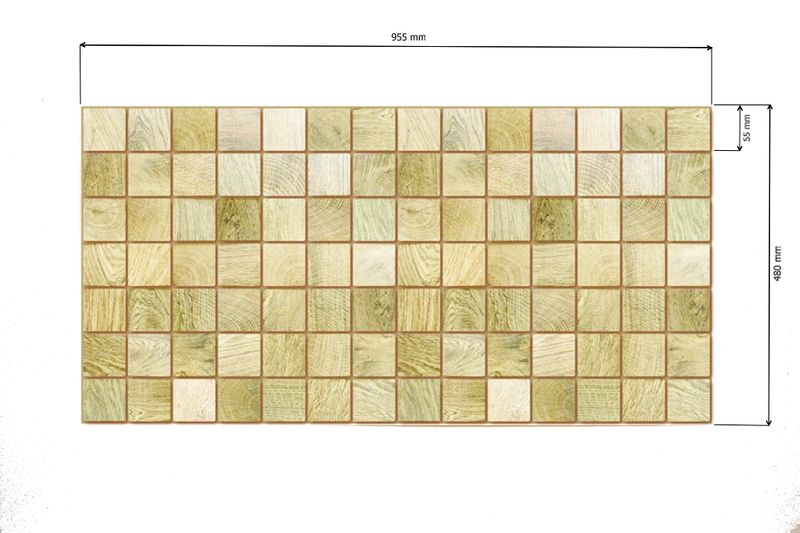Panele Ścienne 3D PCV Jasne Drewno Bleached BAR zdjęcie 2