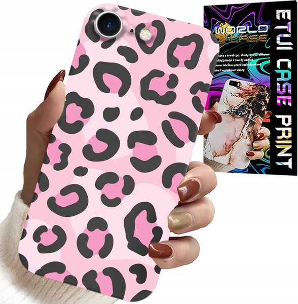 ETUI DO IPHONE 16e - RÓŻOWA PANTERKA PANTERA KOBIECE WZORY zdjęcie 1