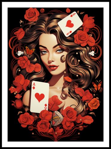 Plakat 50x70cm Różany Hazard na Arena.pl