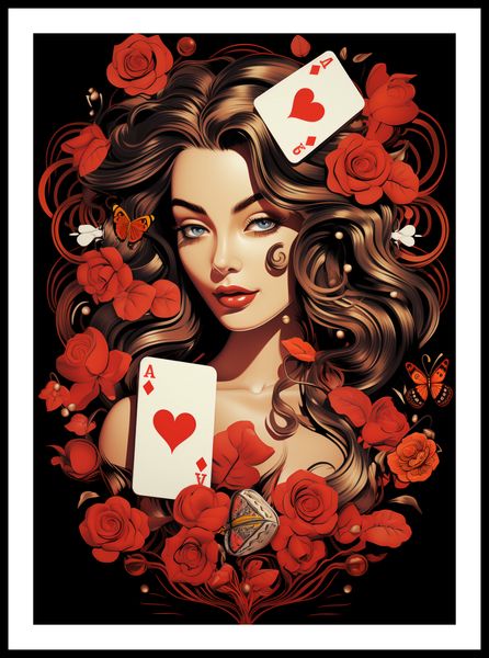 Plakat 50x70cm Różany Hazard zdjęcie 3