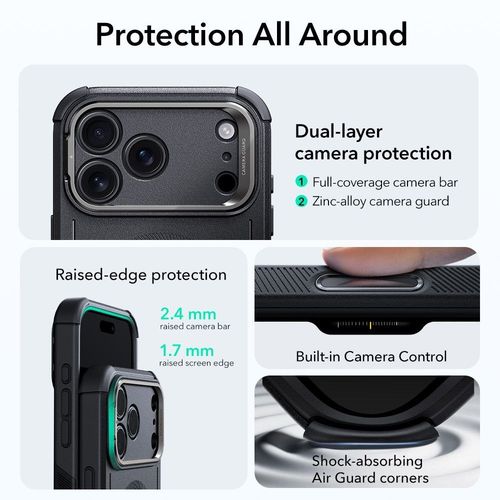 ESR CYBER KICKSTAND MAGSAFE IPHONE 17 PRO MAX BLACK na Arena.pl