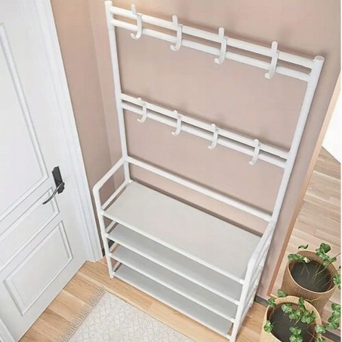 STOJAK NA BUTY WIESZAK NA UBRANIA WIESZAKI BIAŁY SZAFKA STOJĄCY na Arena.pl