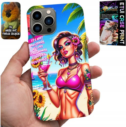 ETUI DO IPHONE 13 PRO - IT'S NOT ALCOHOL IT'S MY EMOTIONAL CASE na Arena.pl