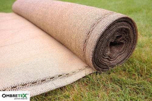 Siatka Cieniująca 1,5x30m Osłonowa Osłona Na Ogrodzenie Balkon Płot Beżowa na Arena.pl